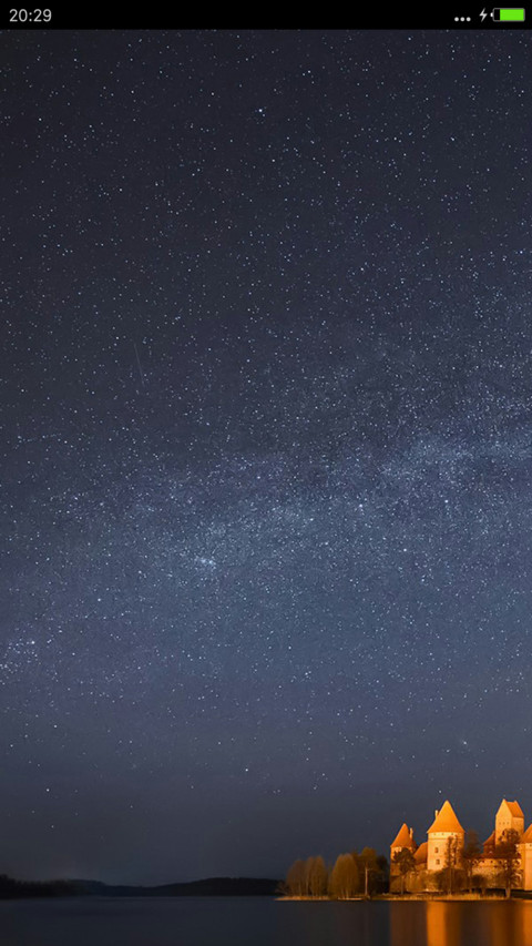 Starry_Sky(动态流星+充电动画) preview