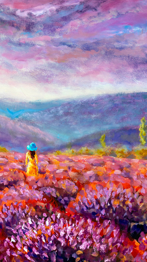 Oil painting wallpaper preview