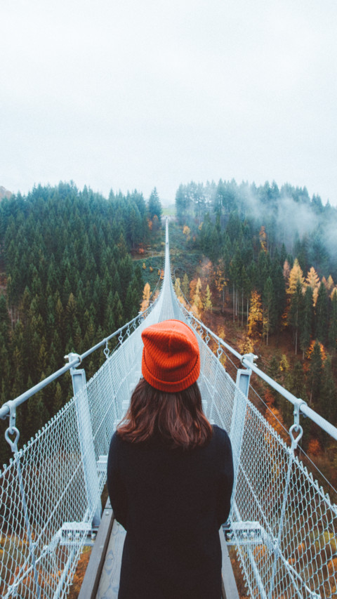 Girl on bridge preview