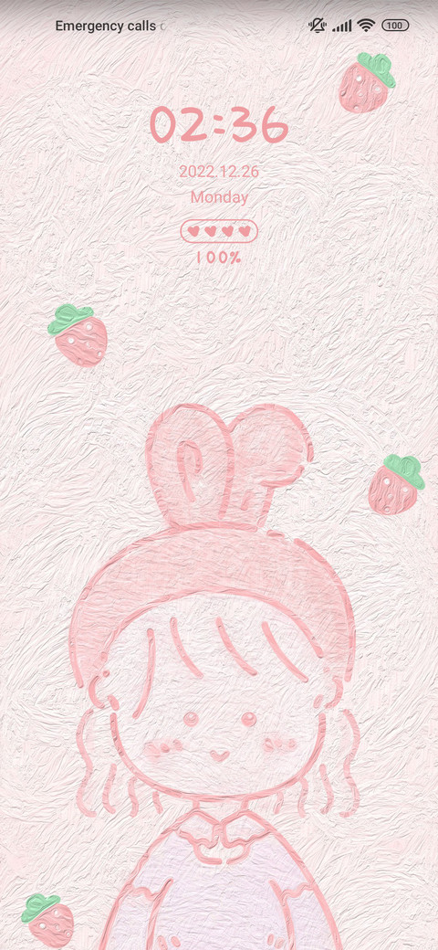 Pink strawberry preview