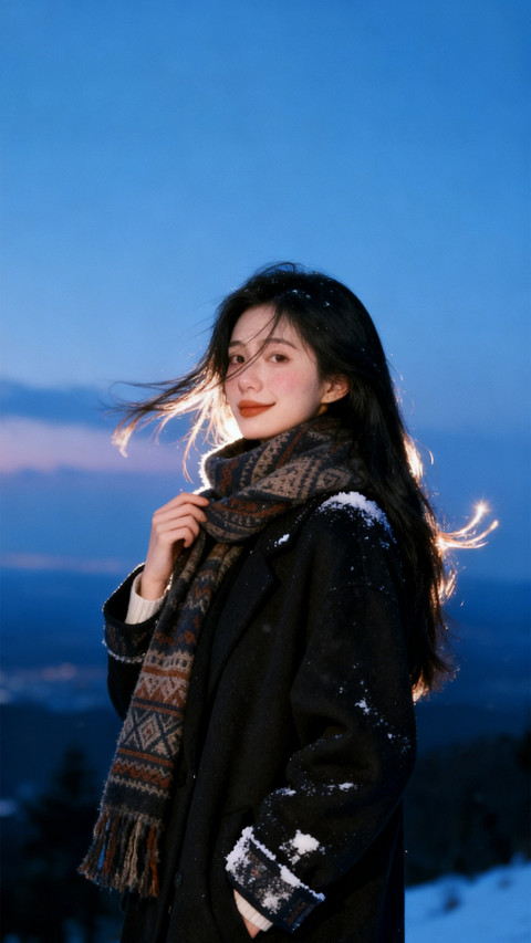 雪夜暖灯 绒纹温柔 preview
