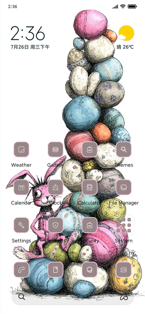 Bunny and eggs preview