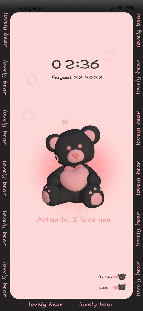 3D Sweet Cool Bear preview