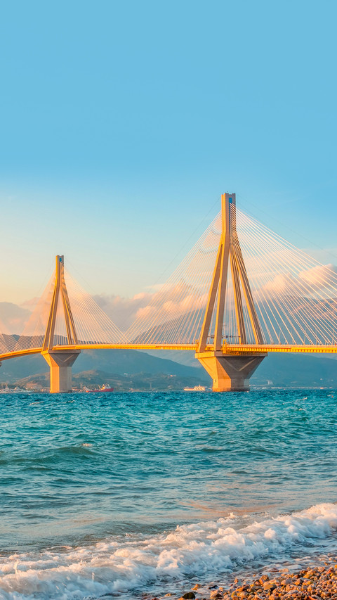 Gulf of Corinth and Rio Antirio bridge preview