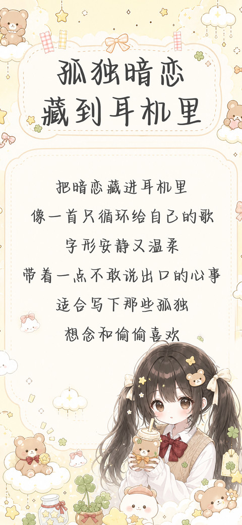 孤独暗恋藏到耳机里 preview