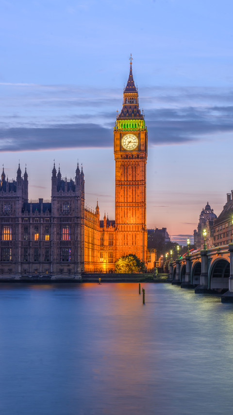 The Clock Tower by The River in The Evening preview