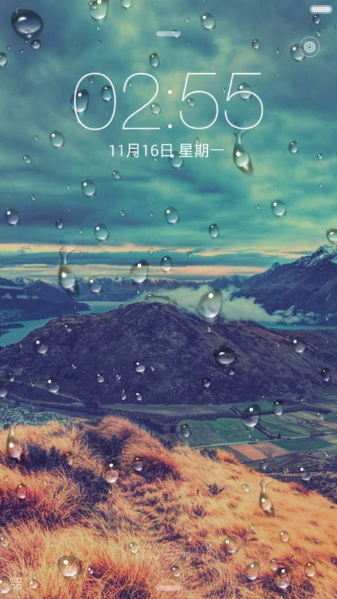 素雅纯净雨滴 preview