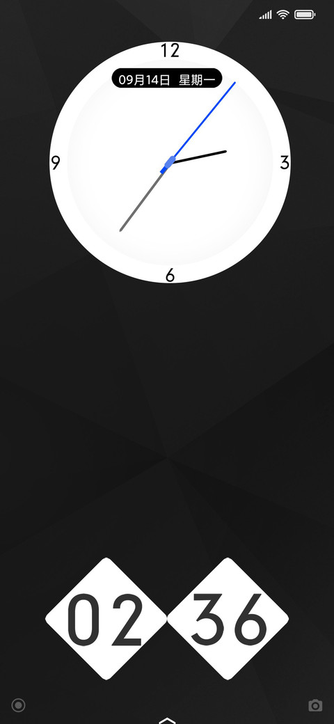 黑色几何 miui theme