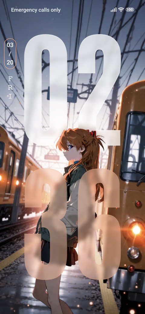 Orange-haired girl preview