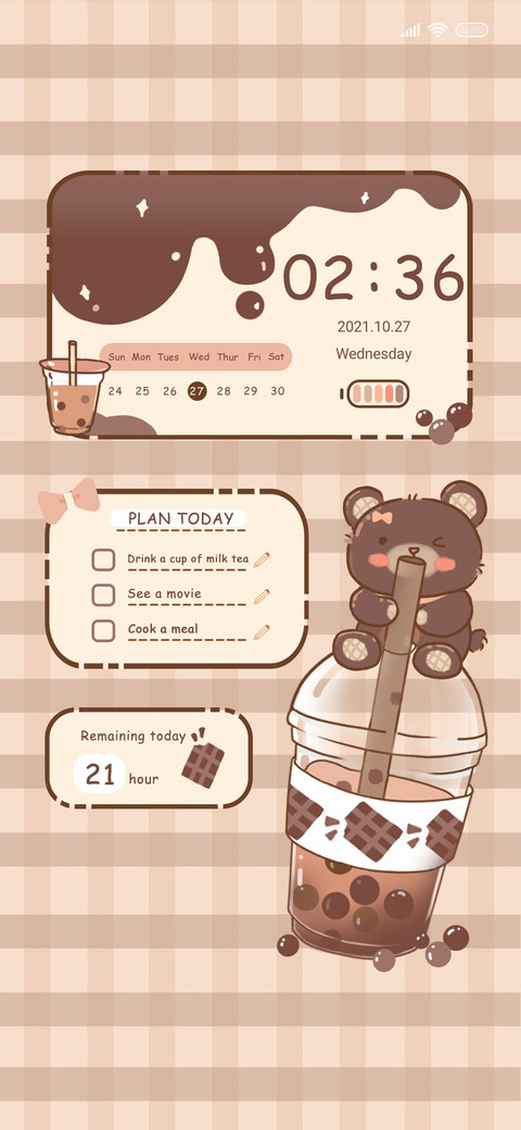 Bear's milk tea preview