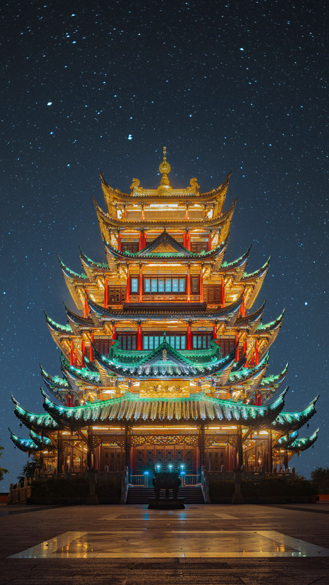 重庆夜景鸿恩阁的璀璨 preview