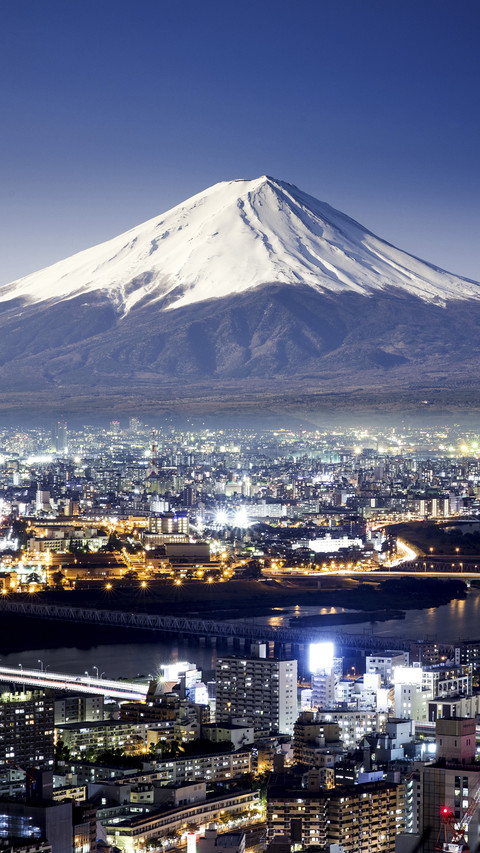 Fuji Mountain and Yokohama City preview