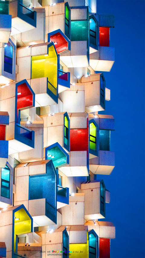 Colorful buildings preview
