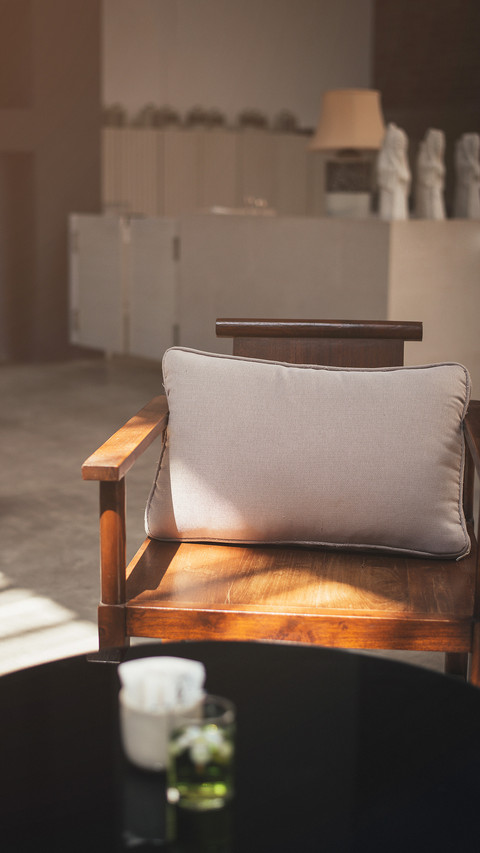 Wooden chair in luxury hotel preview