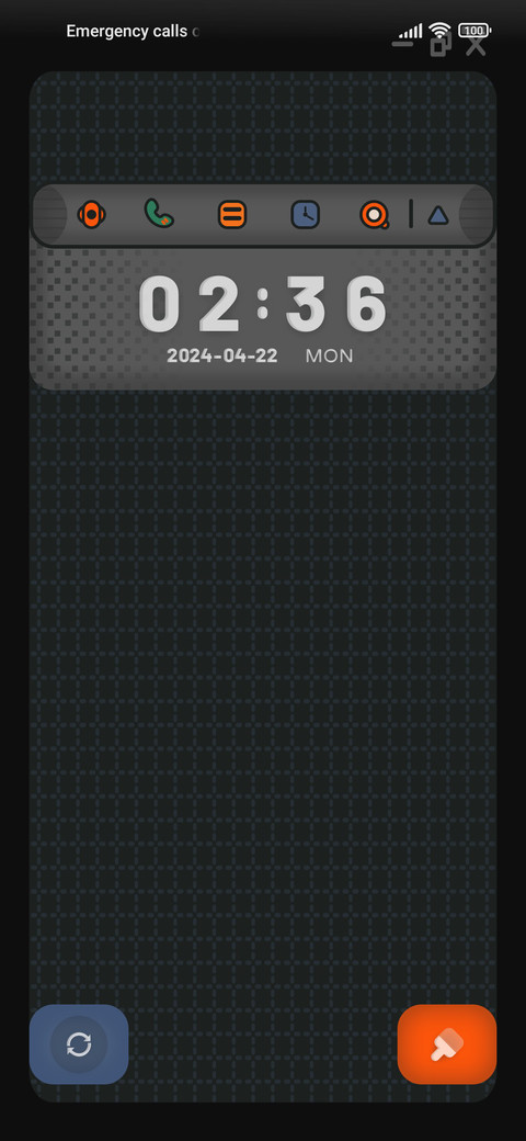 Retro block keypad preview