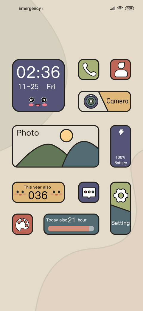 Vintage colors preview