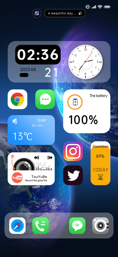 Icon interaction preview