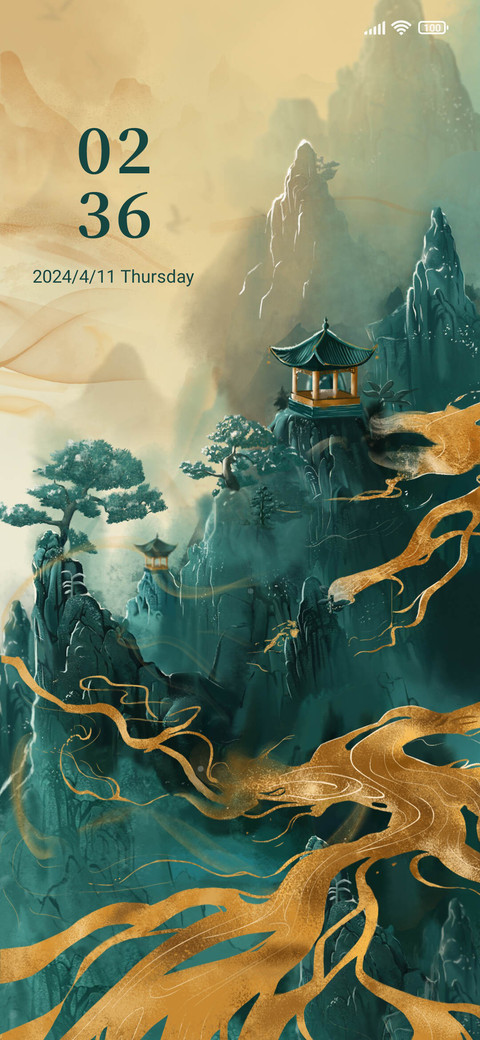 Gilded color preview