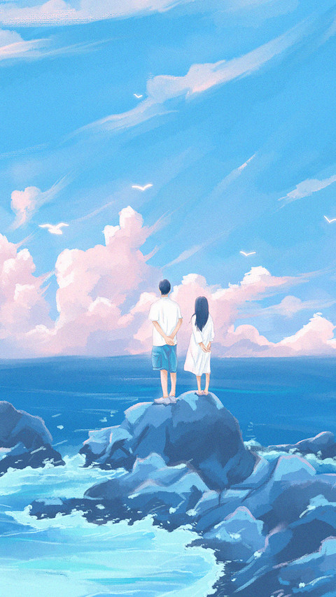 Lovers Watching the Sea Together preview