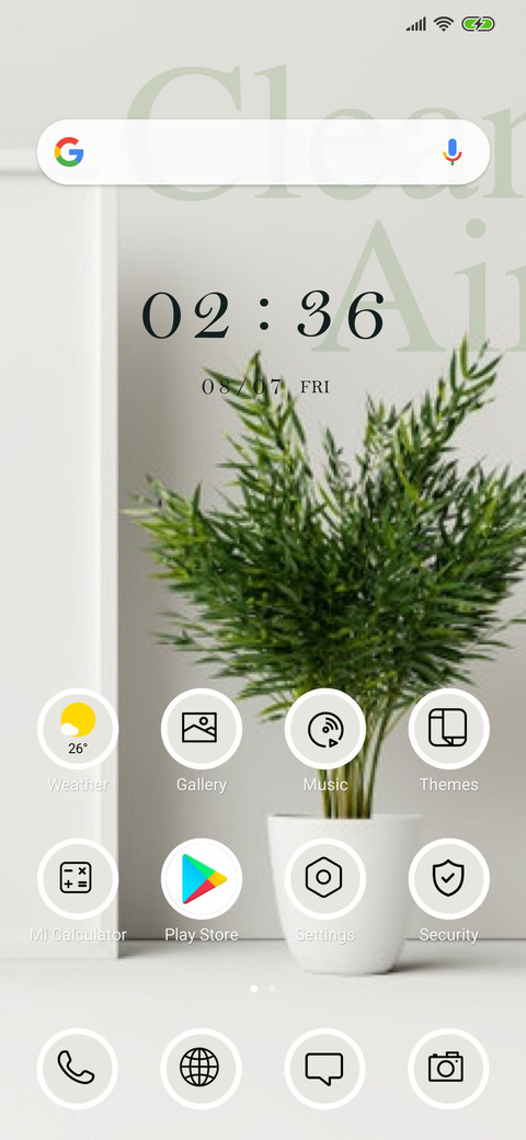 Indoor Plants_3MDS miui theme