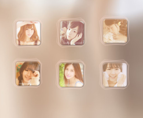  v8+萌星球 别样清新小性感姐妹花【iOS7解锁+百变锁屏+自由桌面+音乐界面】 preview