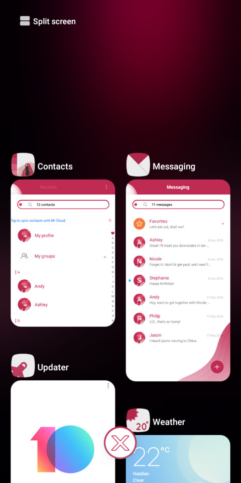 Lavender V10 miui theme