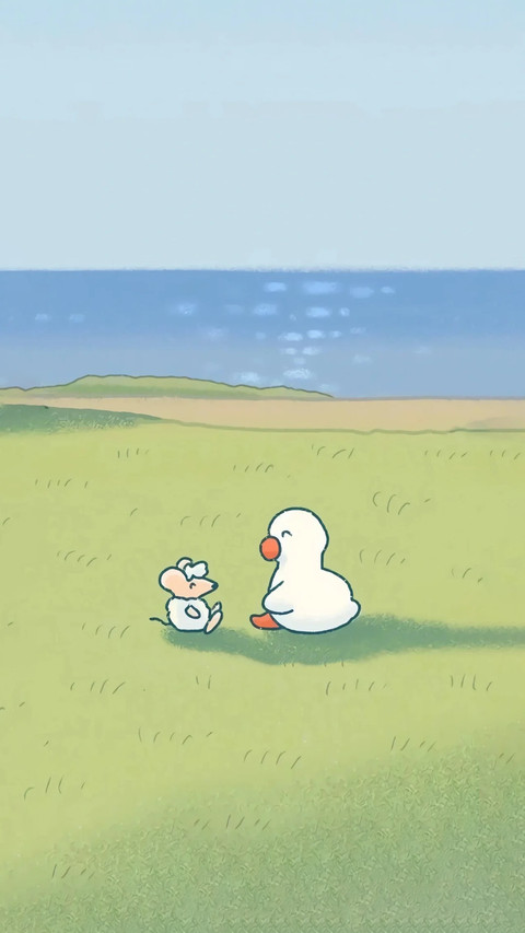 治愈小鸭子插画-锐景创意 preview