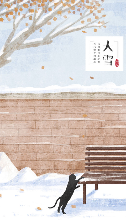 二十四节气大雪-视觉中国 preview
