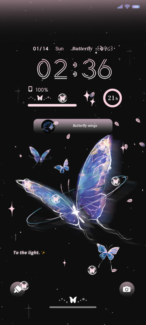 Simple butterfly preview