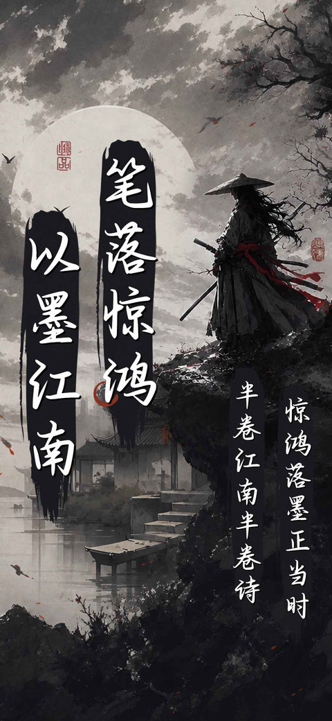 笔落惊鸿以墨江南 preview