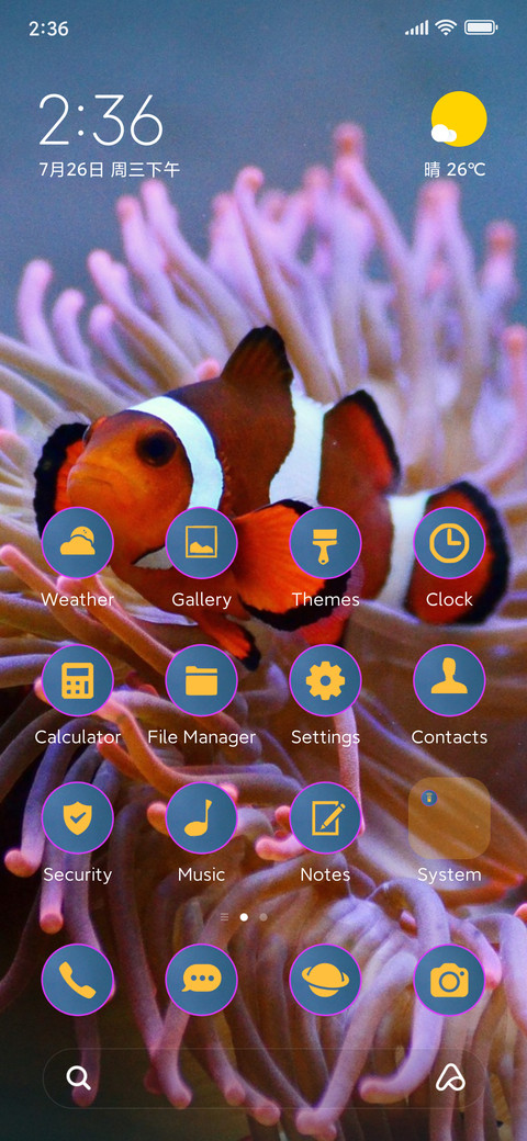 water clownfish preview