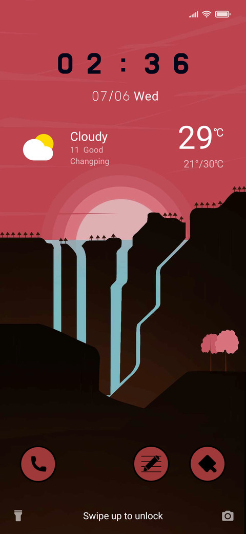 Waterfall preview
