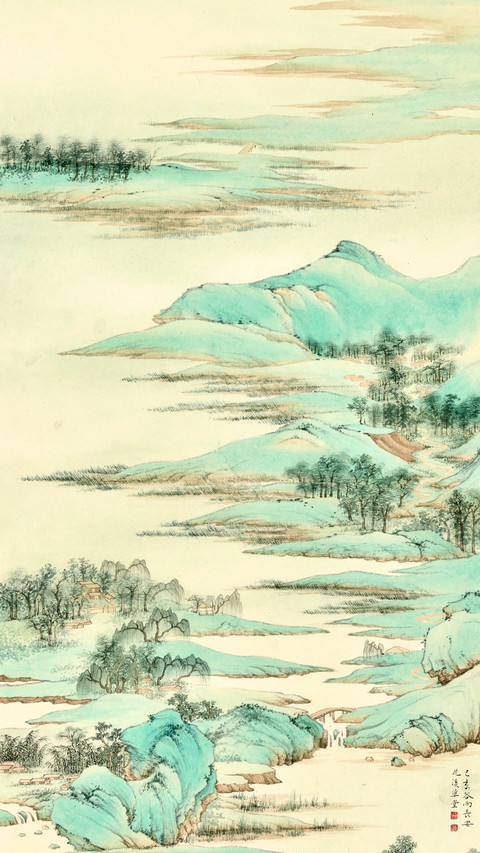 画家刘志明山水作品 preview