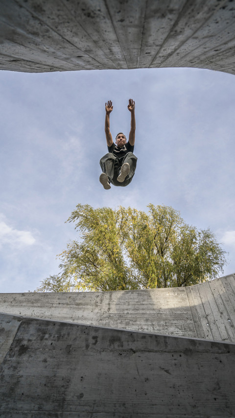 Handsome Man Parkour Extreme Sport preview