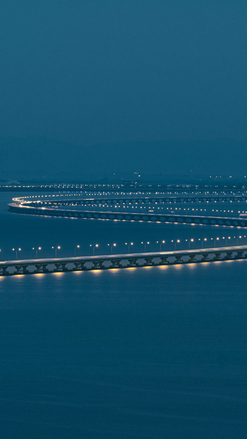 View of Second Bridge Penang from above preview