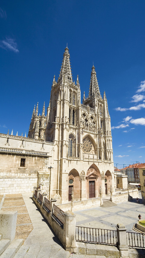 Main facade of the gothic cathedral 13th century santa preview