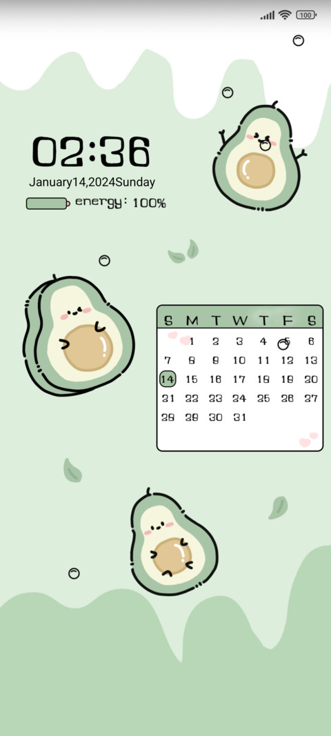 Cute avocados preview