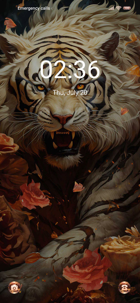 Tiger and Flower preview