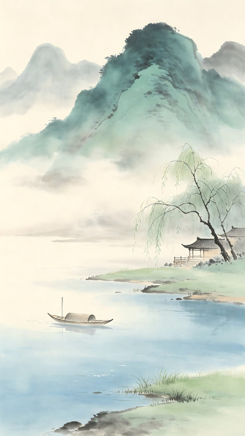 一叶扁舟入山水 preview