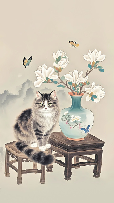 古代领养猫咪的仪式感 preview