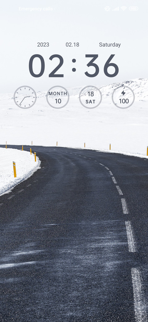 Simple Snowy Road preview