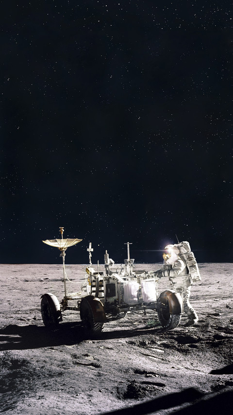 Lunar Rover on Moon preview
