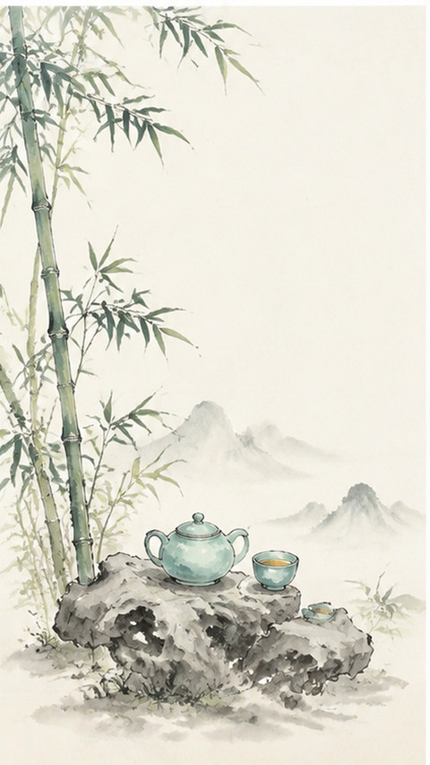 Ancient-style Four Seasons Ink Painting preview