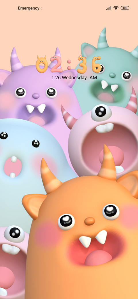 3D little monsters preview