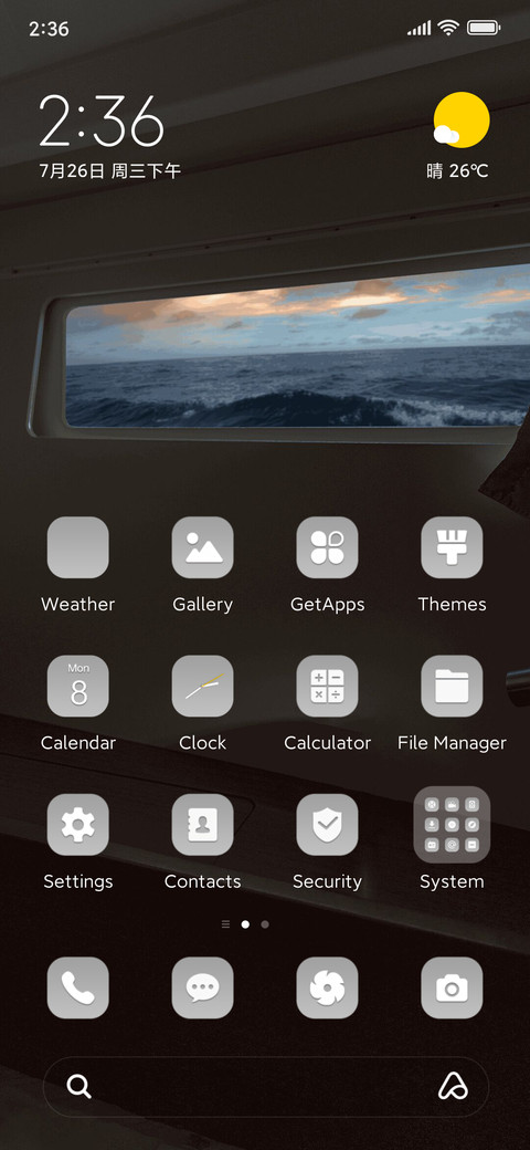 See through the preview