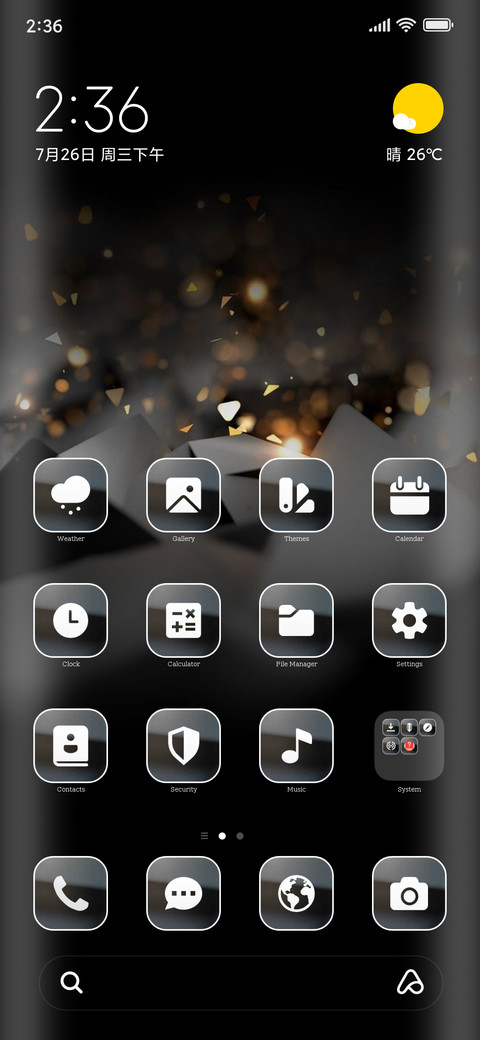 Luxury Particles preview