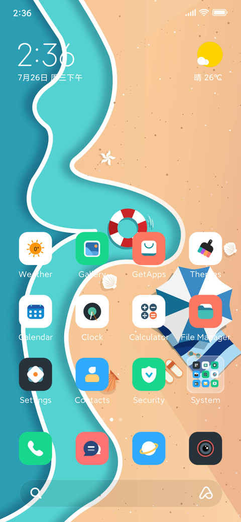 Sea beach preview