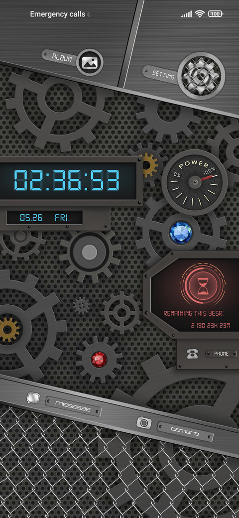 Rotating gear preview