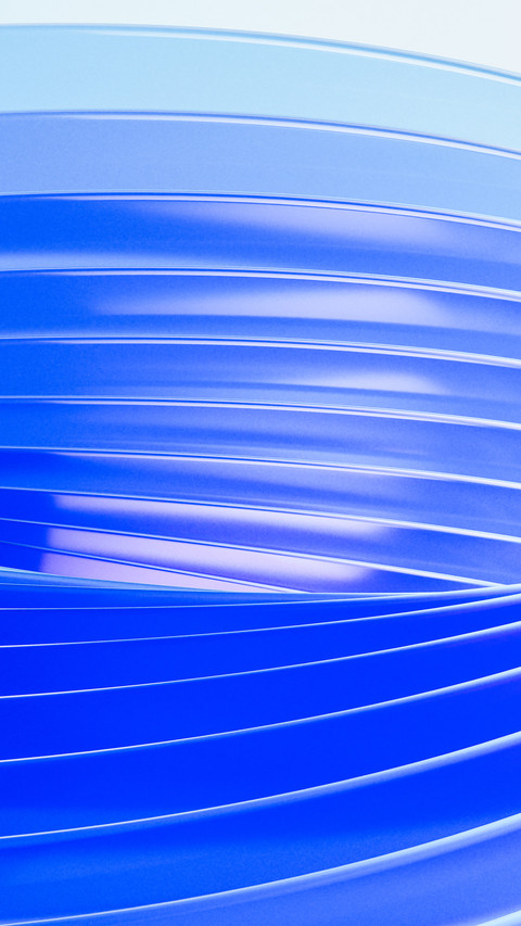 Deep blue gradient glass preview