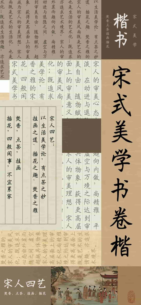 宋式美学书卷楷 preview
